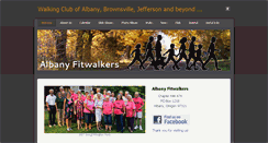 Desktop Screenshot of albanyfitwalkers.org