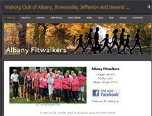 Tablet Screenshot of albanyfitwalkers.org